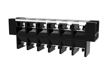 Fence style terminal block
